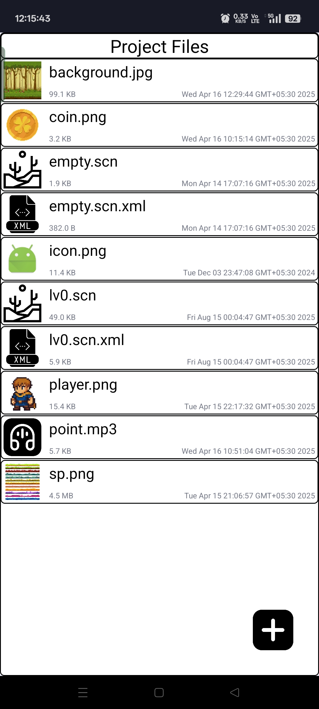 Screenshot 2 of scene editor